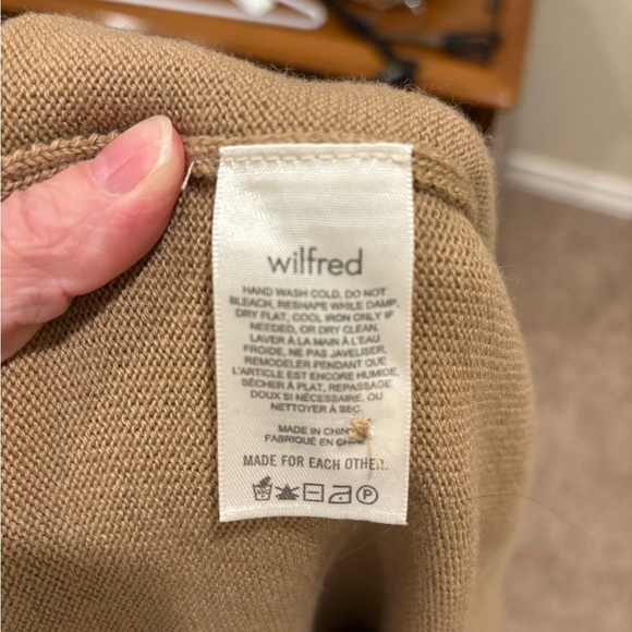 Aritzia Wilfred Utopia Wool Sweater Dress size medium m - Picture 9 of 10